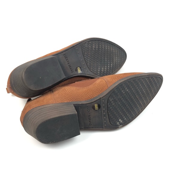 LUCKY BRAND WESTERN ANKLE BOOTIES BOHO SIZE 8.5 - Picture 6 of 7